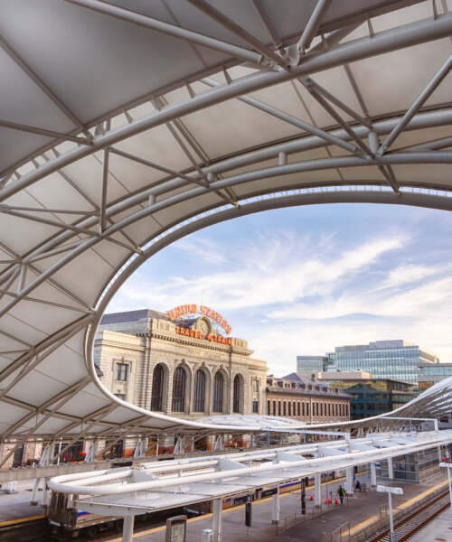 Platform of Union Station in Denver, Colorado